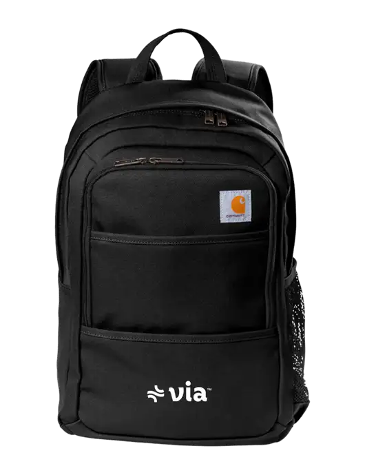 Carhartt Black Foundry Series Backpack w/Via Logo