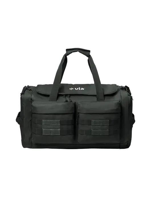 CornerStone Charcoal Grey Tactical Duffel w/Via Logo