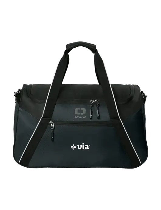 OGIO Black Inception Duffel w/Via Logo