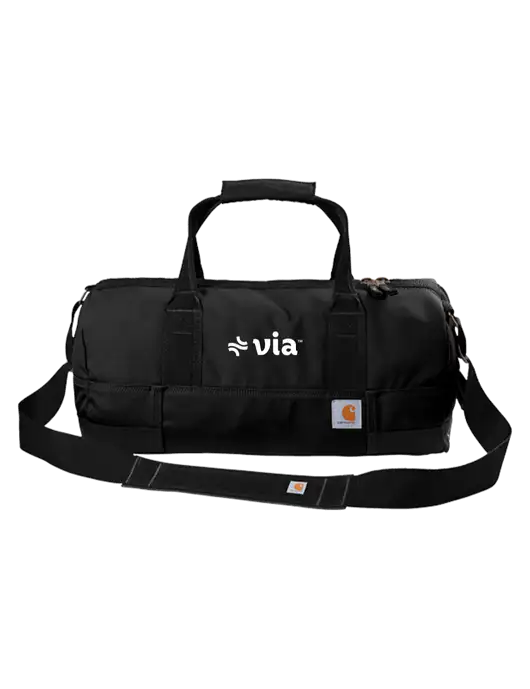 Carhartt Black Foundry Series 20” Duffel w/Via Logo