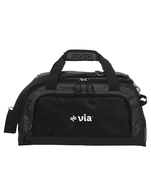 OGIO Breakaway Very Dark Grey/Black Duffel w/Via Logo
