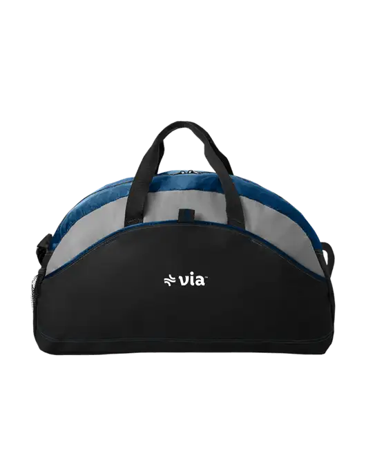 Medium Contrast Navy Duffel w/Via Logo