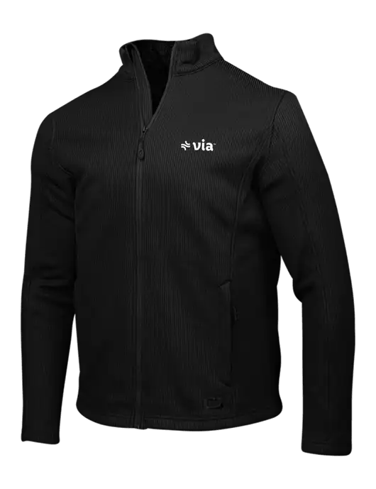 OGIO Blacktop Grit Fleece Jacket w/Via Logo