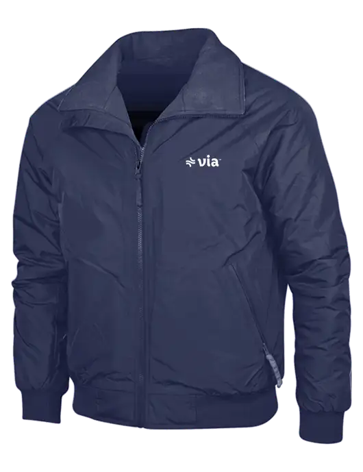 Navy/Navy Classic Challenger Jacket w/Via Logo