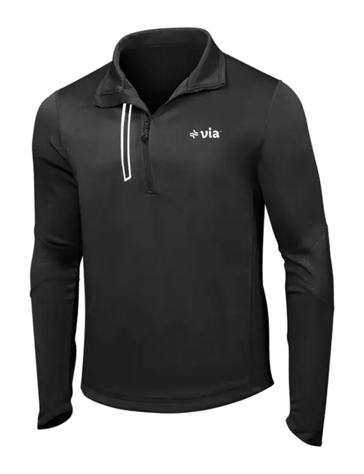 OGIO Blacktop Endurance Fulcrum 1/4 Zip w/Via Logo