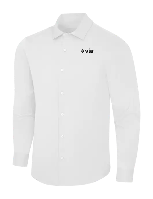 White City Stretch Shirt w/Via Logo
