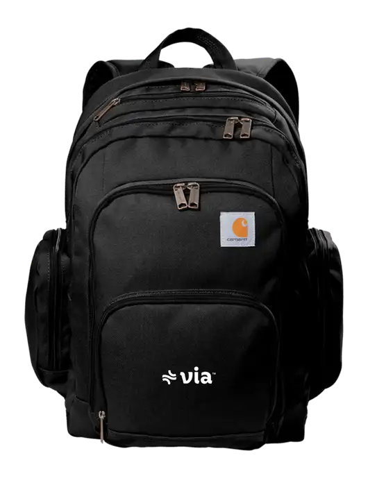 Carhartt Black Foundry Series Pro Backpack w/Via Logo