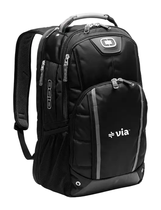 OGIO Black Bolt Pack w/Via Logo