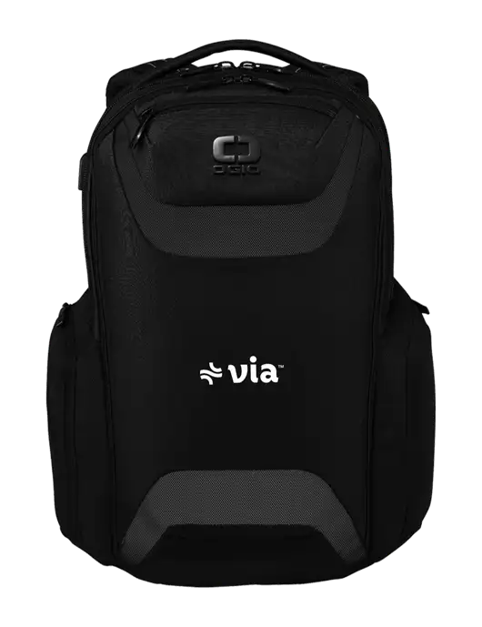 OGIO Black Charcoal Connected Pack w/Via Logo