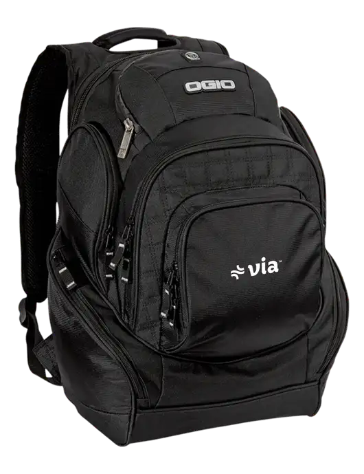 OGIO Black Mastermind Pack w/Via Logo