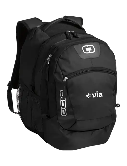 OGIO Black Rogue Pack
 w/Via Logo