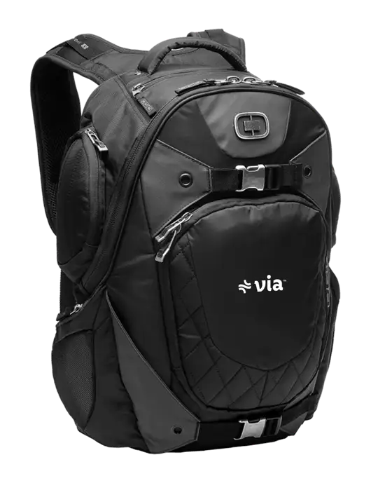 OGIO Black Squadron Pack w/Via Logo