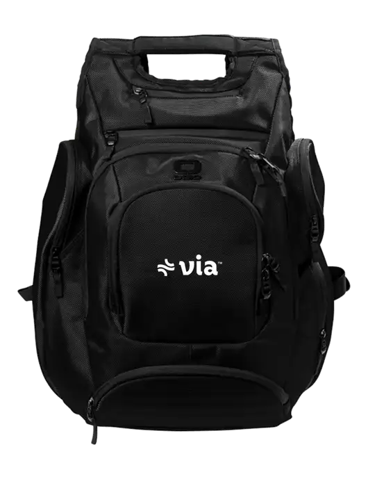 OGIO Blacktop Metro Ballistic Laptop Backpack w/Via Logo